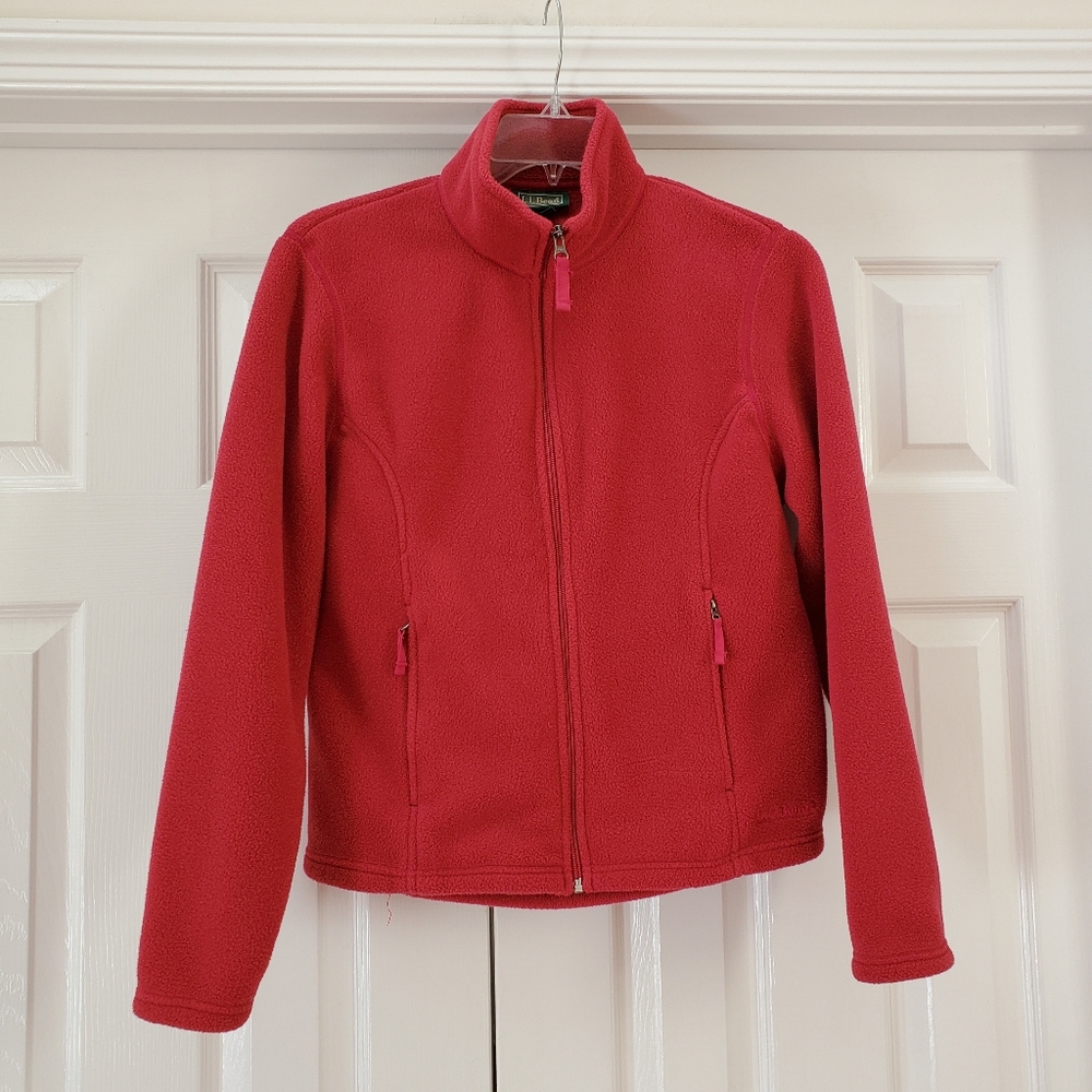L.L. Bean Pink Fleece Jacket